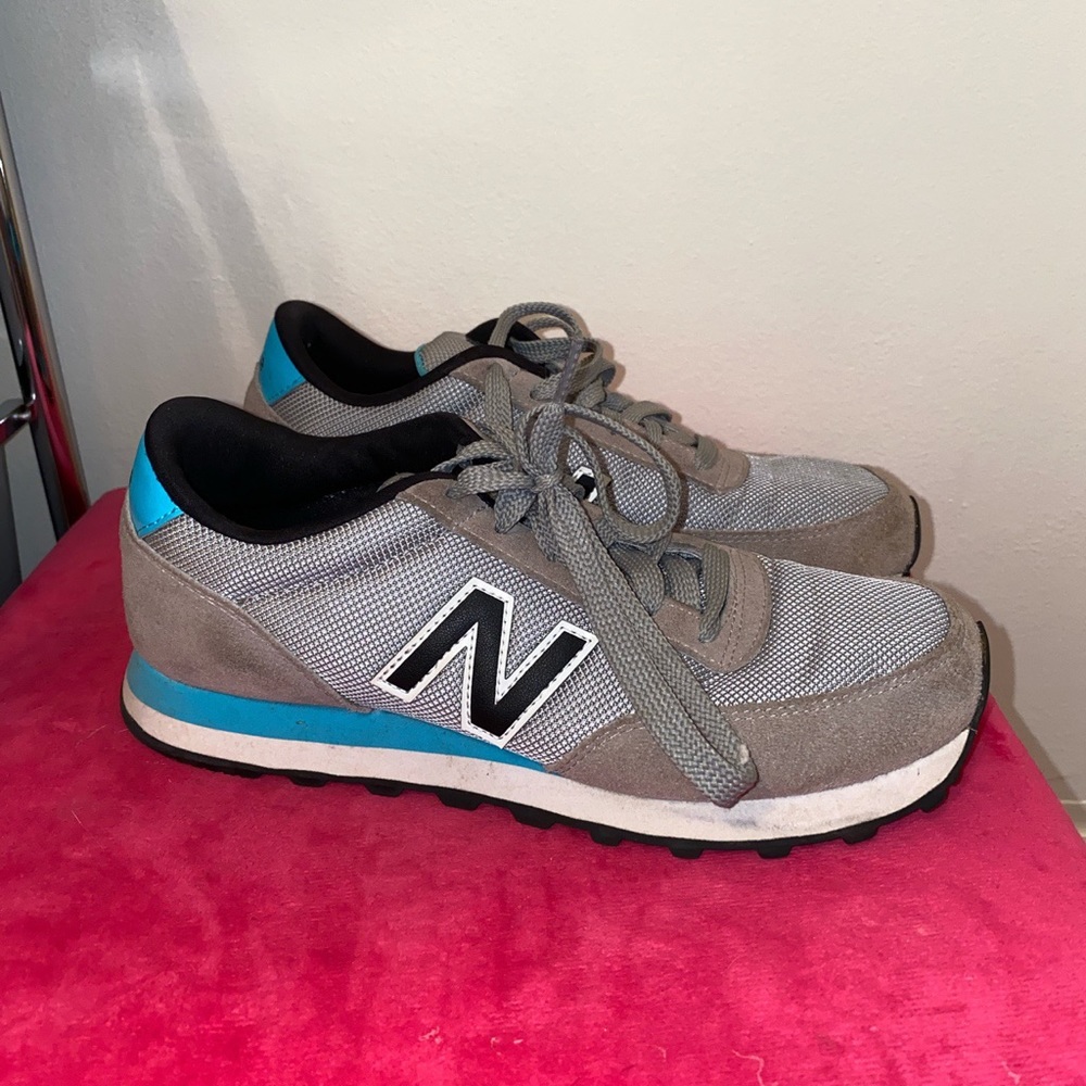 New Balance Gray and Blue Women's Sneakers